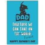 Dad Fortnite Style Happy Fathers Day Card for Dad Gaming Lovers