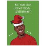 Funny Christmas Card Was I Meant to Buy Presents in This Economy Humour Xmas Greetings