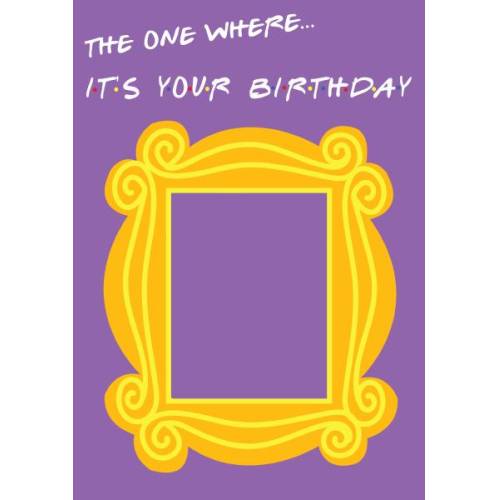 Birthday F.R.I.E.N.D.S Iconic Keyhole Greeting Card