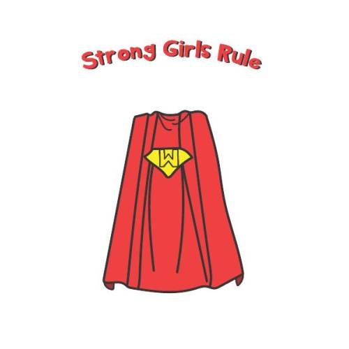 Strong Girls Rule Inspirational Thinking of You Card for Fertility and IVF Support