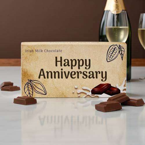 Happy Anniversary - Irish Milk Chocolate Bar 90g