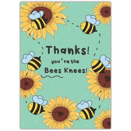 Thanks! You're The Bee's Knees Card