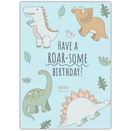 Have A Roar-some Birthday Card
