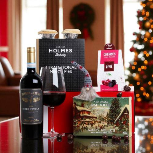 Happy Holiday Red Wine Hamper