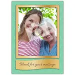Personalised Photo Frame Greeting Card with Space for Your Message for Any Occasion