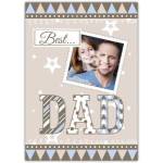 Personalised Best Dad Photo Upload Greeting Card for Father’s Day or Birthday