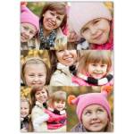 Personalised Six Photo Collage Greeting Card for Any Occasion