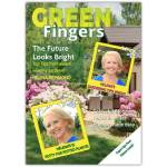 Green Fingers Gardening Card with Award-Winning Tips and Colourful Bloomers Design