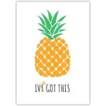 IVF Pregnancy Encouragement Card with Pineapple I've Got This Design