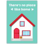 No Place Like Home New Home Greeting Card for Moving House