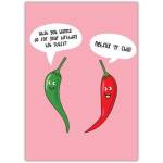 Funny Birthday Card Netflix and Chilli Hot and Spicy Humorous Greeting Card