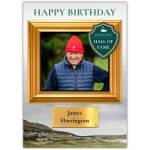 Personalised Golfing Hall of Fame Birthday Card with Photo Upload
