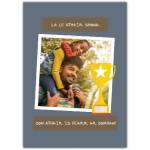 Happy Father's Day Card in Irish with Trophy Design for Best Dad Celebration
