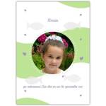 Personalised First Communion Card in Irish Green and Purple with Photo Frame