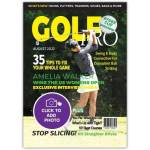 Personalised Golf Pro Magazine Style Card Custom Photo Cover for Golf Enthusiasts
