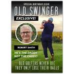 Personalised Old Swinger Golf Birthday Card with Custom Photo and Name