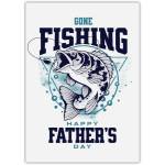 Gone Fishing Happy Father’s Day Greeting Card for Dad