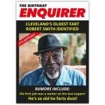 Funny Birthday Card Cleveland's Oldest Fart Humorous Age Joke Design