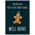 Personalised Well Done Card Smart Cookie Graduation or Achievement Celebration