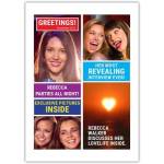 Personalised Fun Magazine Style Card Featuring Photos and Interview Theme for Various Occasions