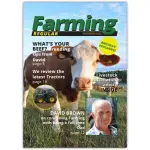 Personalised Farming Magazine Style Birthday Card with Cow and Tractor Design