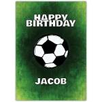 Happy Birthday Football Lover Greeting Card