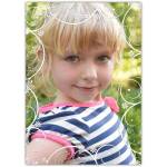 Any Photo White Frame Greeting Card