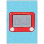 Etch A Sketch Retro Birthday Card
