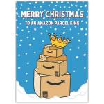 Christmas Funny King Of Amazon Greeting Card