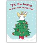 Happy Christmas Funny Rude Greeting Card