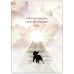 Dog Bereavement Rainbow Bridge Greeting Card