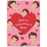 Personalised Harry Valentine's Day Card with Heart Design for Valentines Day Gifts