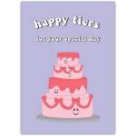 Happy Tiers For Your Special Day Card