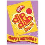 Happy Birthday 90s Nostalgia Greeting Card