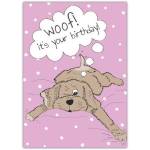 Happy Woofin Birthday Greeting Card