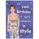 Happy Birthday Harry Styles Has Style Greeting Card