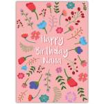 Happy Birthday Nana Greeting Card