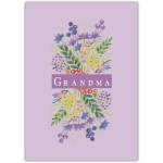 Grandma Floral Bouquet A5 Greeting Card Suitable for Birthdays and Special Occasions