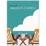 To Myself Minister of Enjoyment Humorous Relaxation and Self-Care Greeting Card