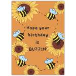 Hope Your Birthday Is Buzzing Card