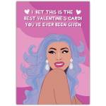 Funny Best Valentines Card You've Ever Been Given Humorous Valentine’s Day Greeting Card