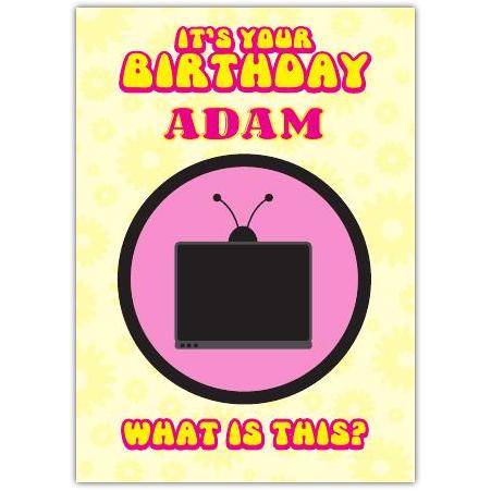 Personalised Ant Laptop Funny Puzzle Birthday Card for Kids and Adults