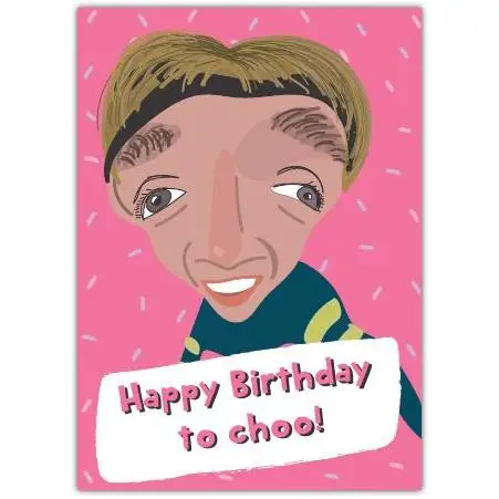 Funny Birthday Meme Train Spotting Card with Humorous Choo Design