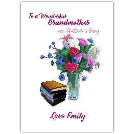 Wonderful Grandmother On Mother's Day Card