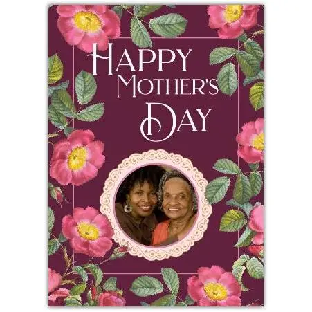 Happy Mother's Day Floral Petals Card