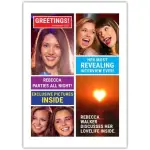 Personalised Fun Magazine Style Card Featuring Photos and Interview Theme for Various Occasions