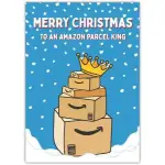Christmas Funny King Of Amazon Greeting Card