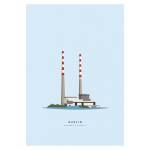 Dublin - Poolbeg Chimneys Greeting Card