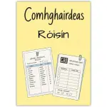 Irish Leaving Certificate Congratulations Card Personalised with Name