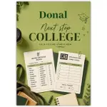 Personalised Leaving Certificate Congratulations Card Next Stop College Journey